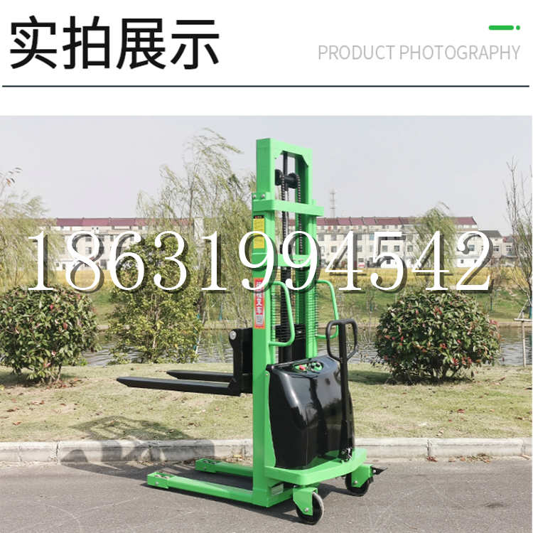 黔江区电动叉车堆高车液压铲车电瓶1吨2吨站驾步行式小型全自动叉车